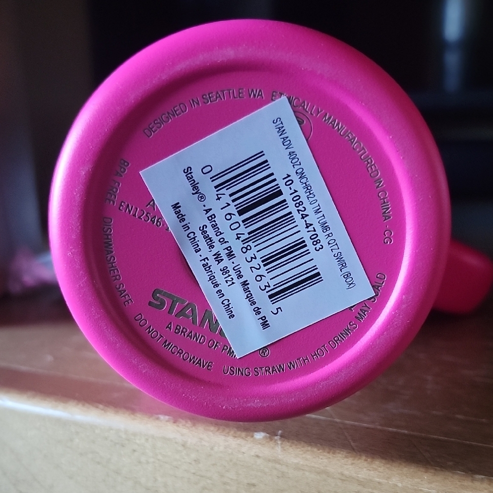 Stanley Pink Stitch Quencher H2.0 40oz Tumbler - Picture 5 of 6